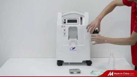 Concentrateur d'oxygène médical de 5 litres avec alarme de haute pureté à 93 % et de faible pureté, nébuliseur