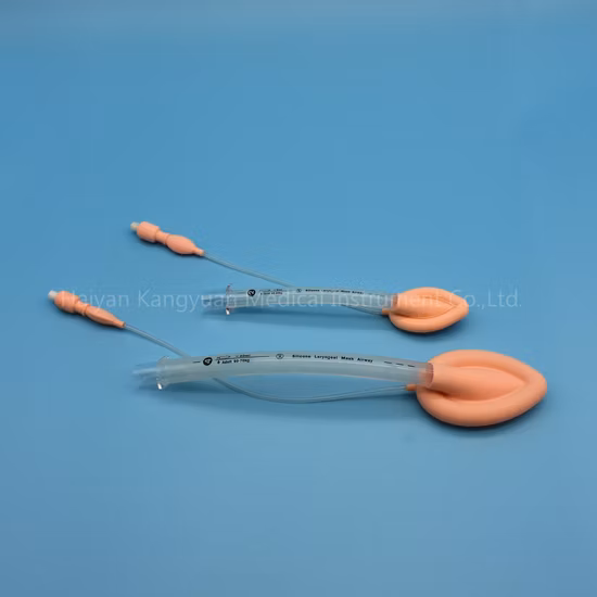 pour masque laryngé d'anesthésie à usage unique en silicone pour voies respiratoires