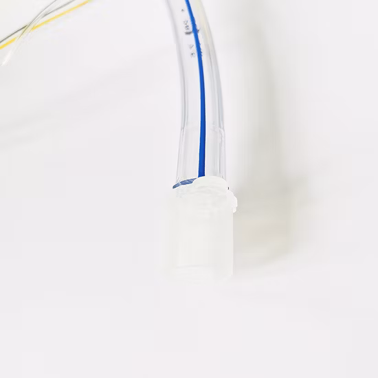 Tube endotrachéal flexible jetable oral/nasal avec lumière d'aspiration