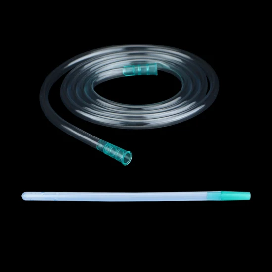 Tube jetable médical stérile de cathéter de connexion de silicone du tube 1.8m de connexion d'aspiration de PVC